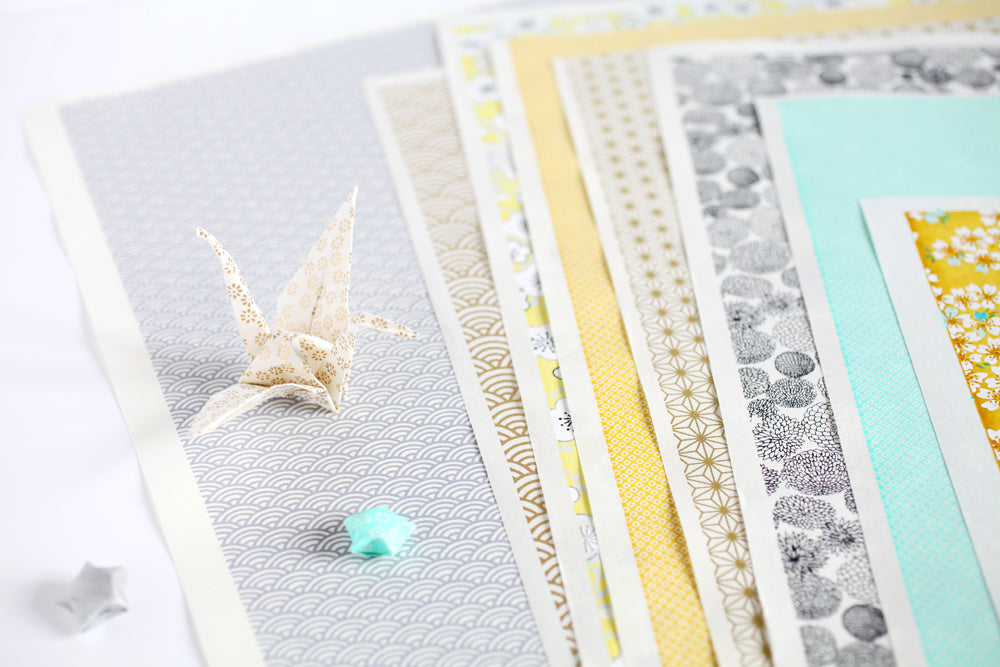 En provenance du Japon : nouveautés colorées et réassort de papiers