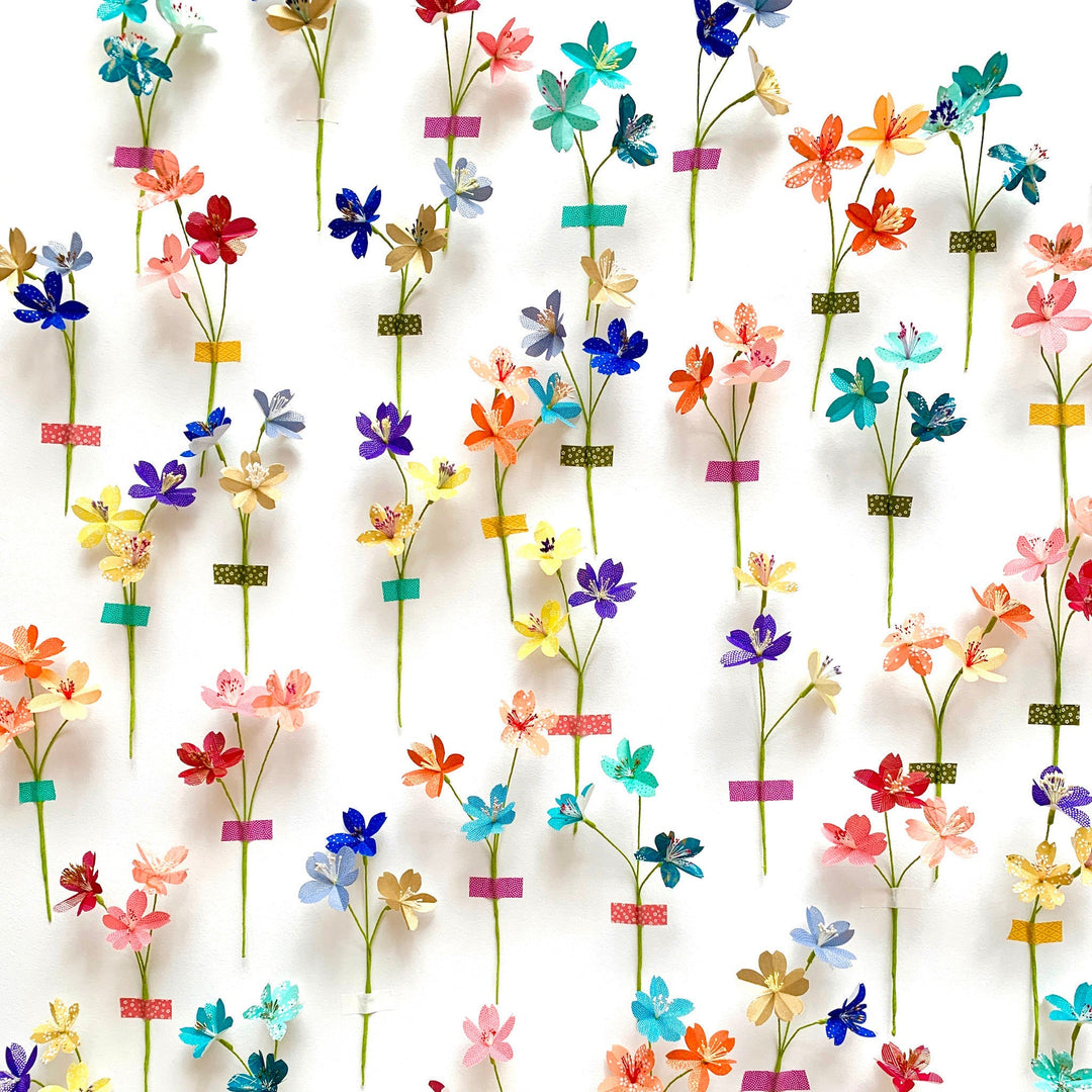 IDÉE DÉCORATION DE FÊTE : Branches de Fleurs de Cerisier en Origami