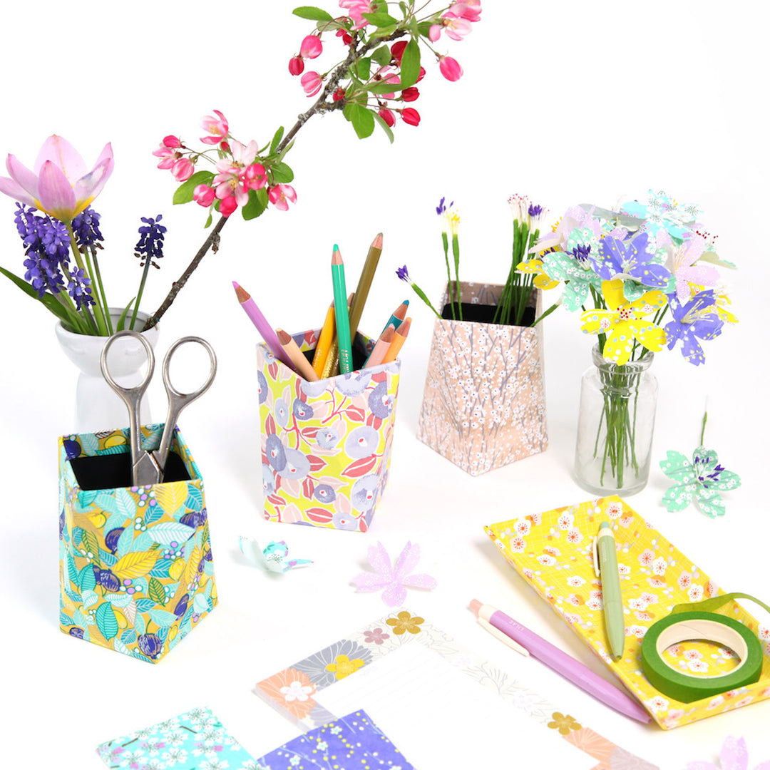 DIY - Pots à crayons géométriques