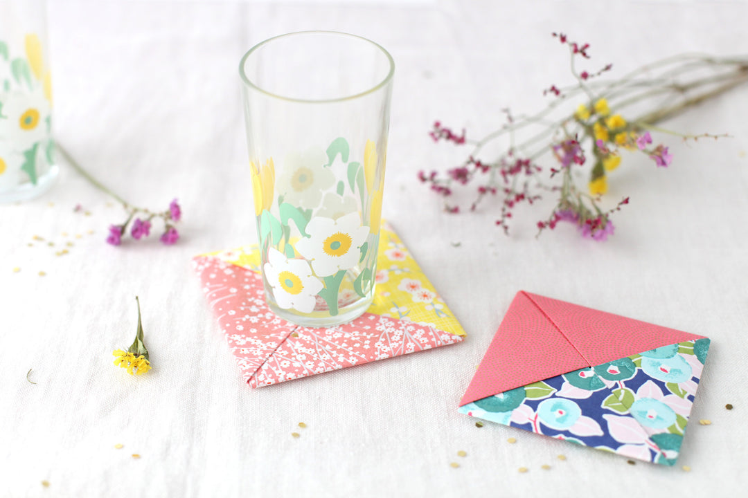 TUTO Les pieds dans l'eau - Les sous-verres à motifs