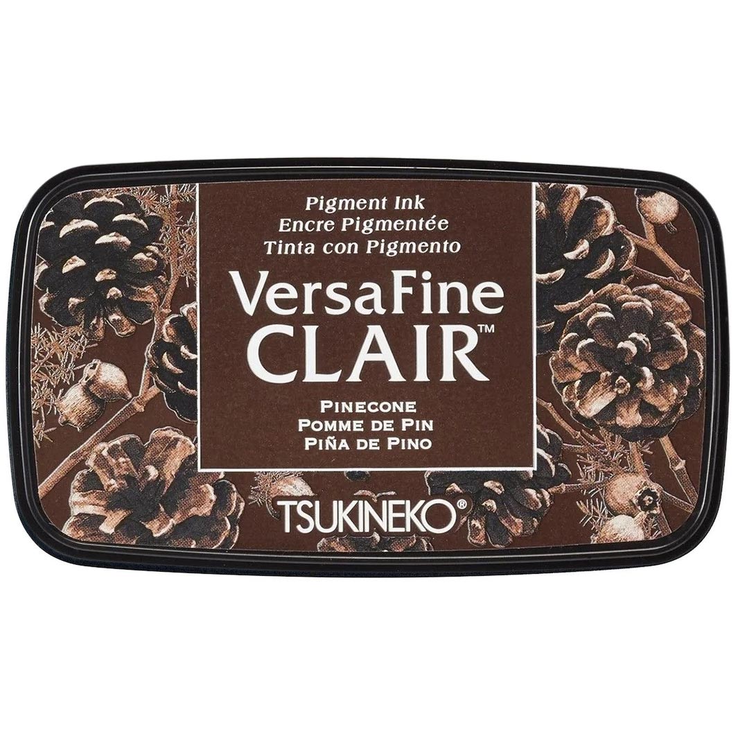 photo packshot de l'encreur marron versafine clair « pomme de pin »