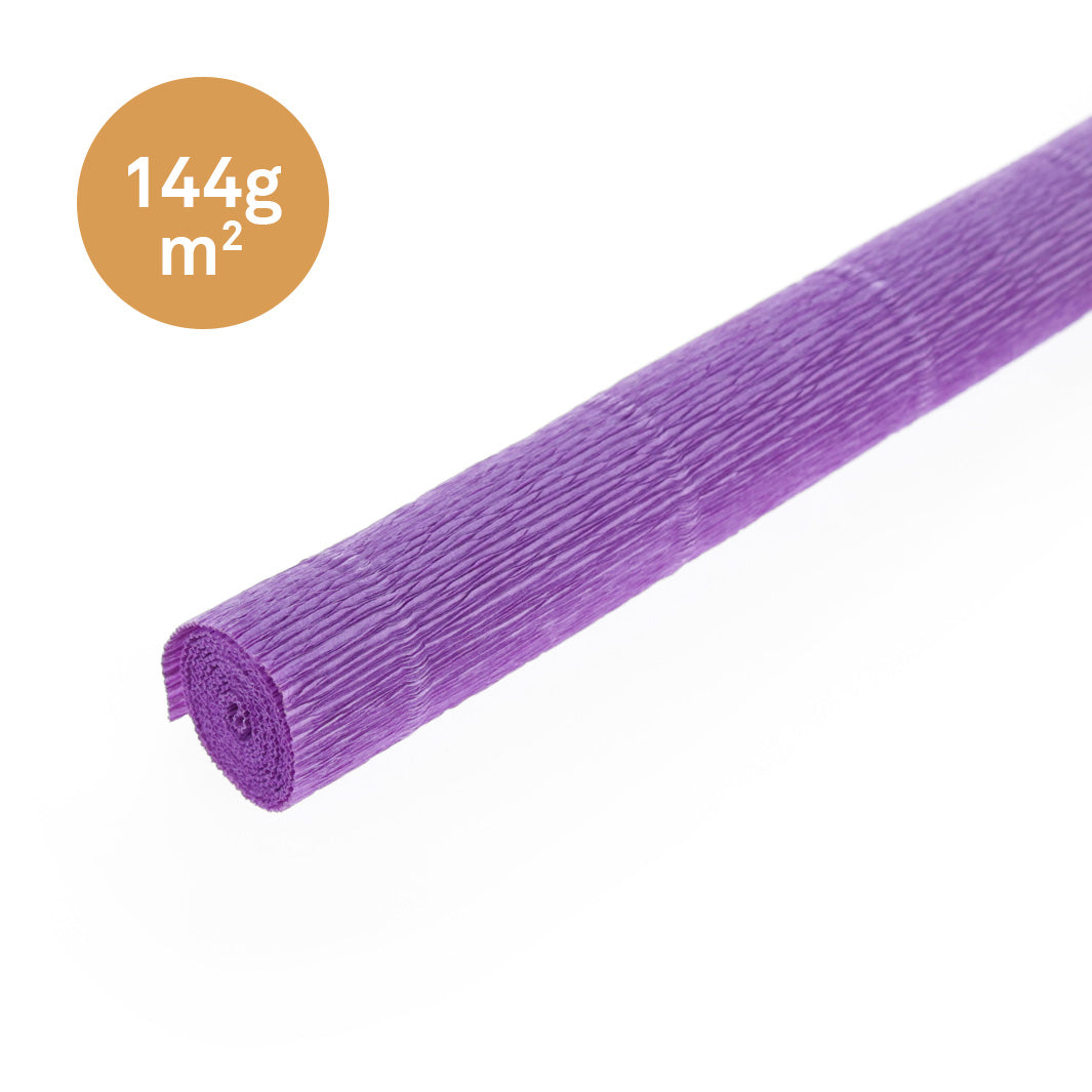 Clairefontaine - Pack De 10 Feuilles Crépon Violet M40 (2x0.50m) - Idéal Pour Décoration, Emballage, Bricolage