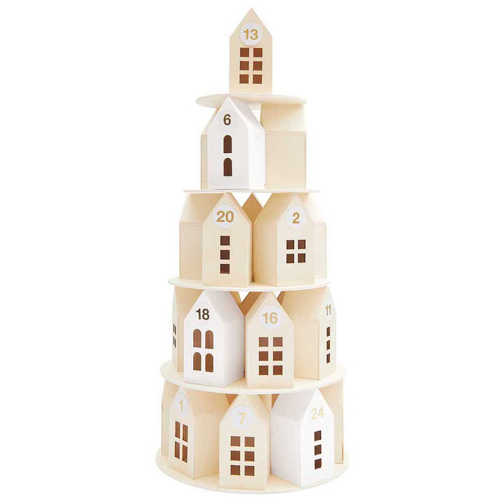 Calendrier de l'Avent - Pyramide de Maisonnettes