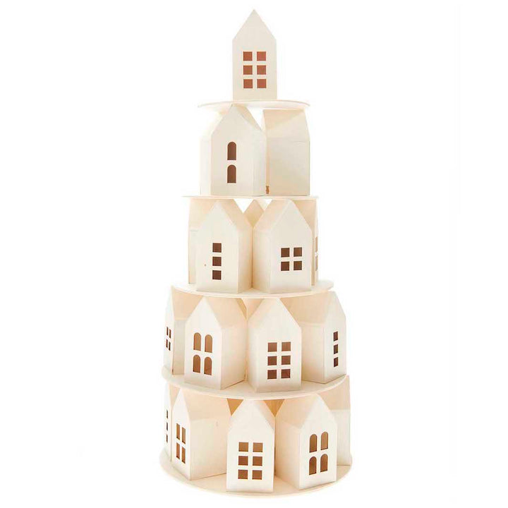 Calendrier de l'Avent - Pyramide de Maisonnettes