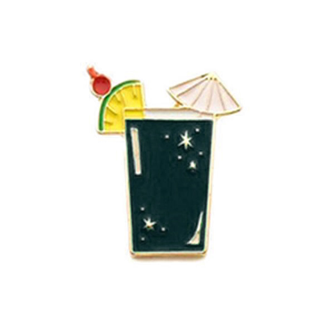 Pin's Cocktail - Turquoise profond