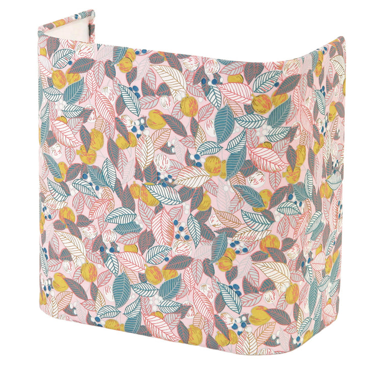 Papier Japonais - Feuilles, Baies et Fruits - Rose Pâle, Bleu Gris et Jaune Coing - M896