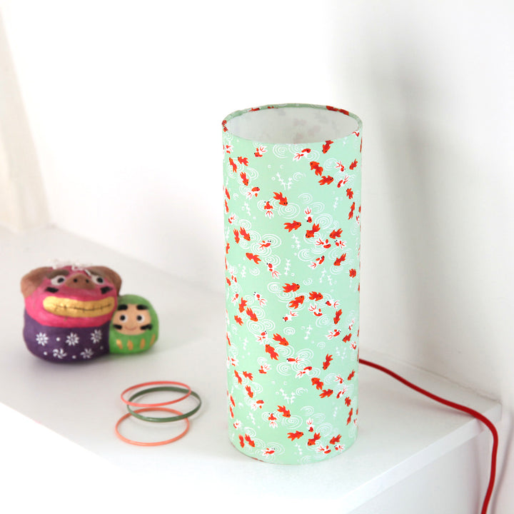 Lampe Laponaise à Poser - Poissons - Vert d'eau - M008