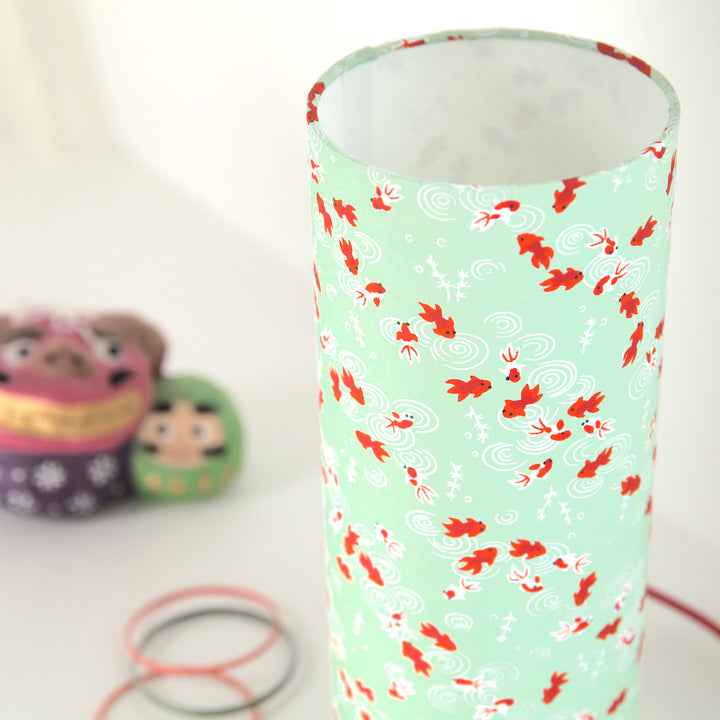 Lampe Laponaise à Poser - Poissons - Vert d'eau - M008