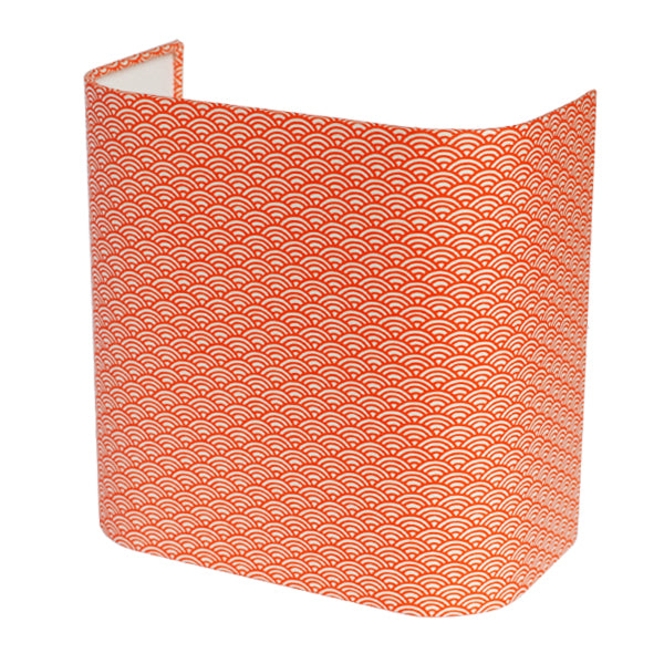 Papier Japonais - Vagues - Orange - M476-Papier japonais-AdelineKlam