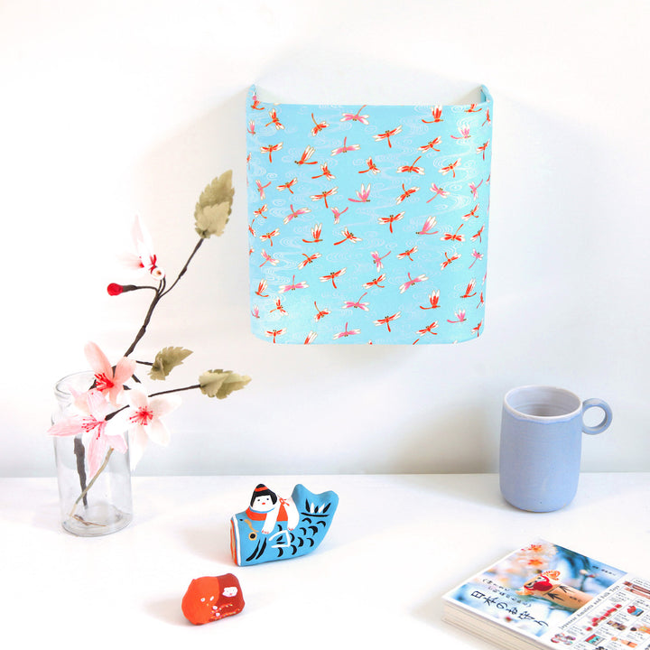 Applique Murale Japonaise - Libellules - Bleu - M469