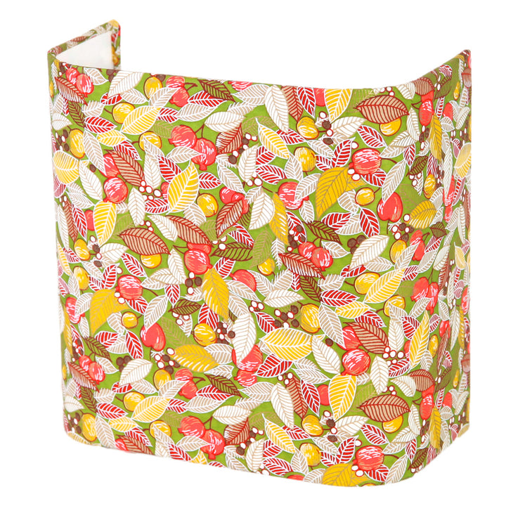 Papier Japonais - Feuilles, Baies et Fruits - Corail, Jaune et Vert - M830