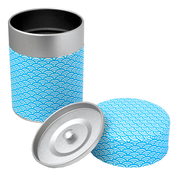 Papier Japonais - Vagues - Turquoise - M486-Papier japonais-AdelineKlam
