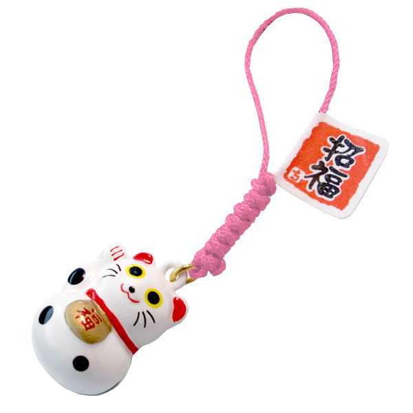 Grigri Chat Maneki neko cordon rose