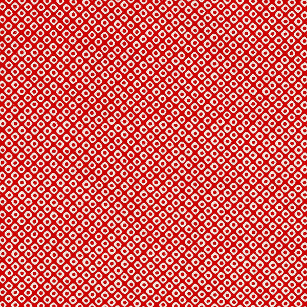 Papier Japonais - Petits jacquards blancs sur fond rouge - M352-Papier japonais-AdelineKlam