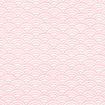 Papier Japonais - Vagues - Rose pâle - M475-Papier japonais-AdelineKlam
