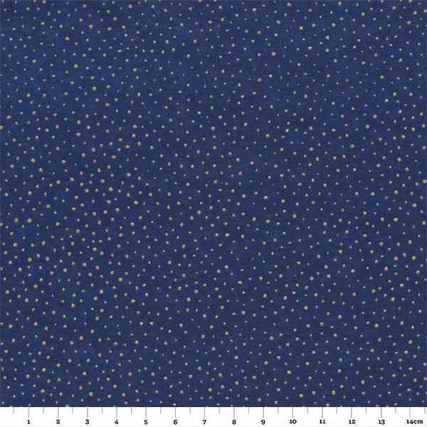 Papier Japonais - Neige - Bleu marine - M714-Papier japonais-AdelineKlam