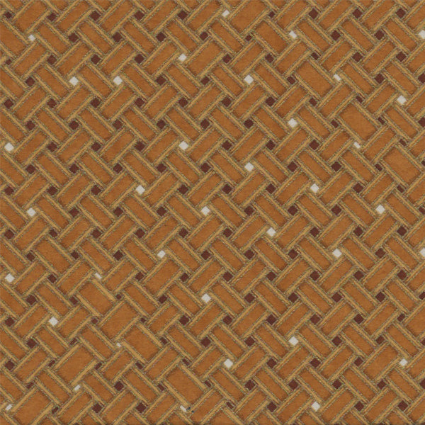 Papier Japonais - Cannage - Ocre - M751-Papier japonais-AdelineKlam