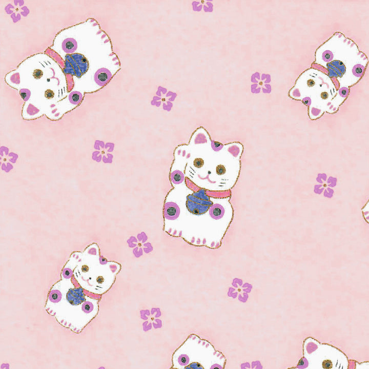 Aimant en Papier Japonais - Chat Maneki Neko - Modèles au Choix