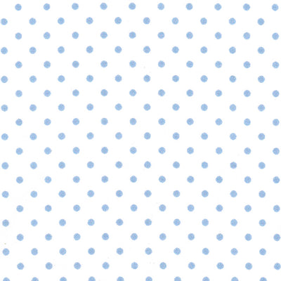 Tissu japonais Pointillés bleu fond blanc - T116