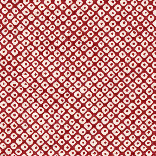 Tissu japonais Jacquard fond brique kanoko - T131