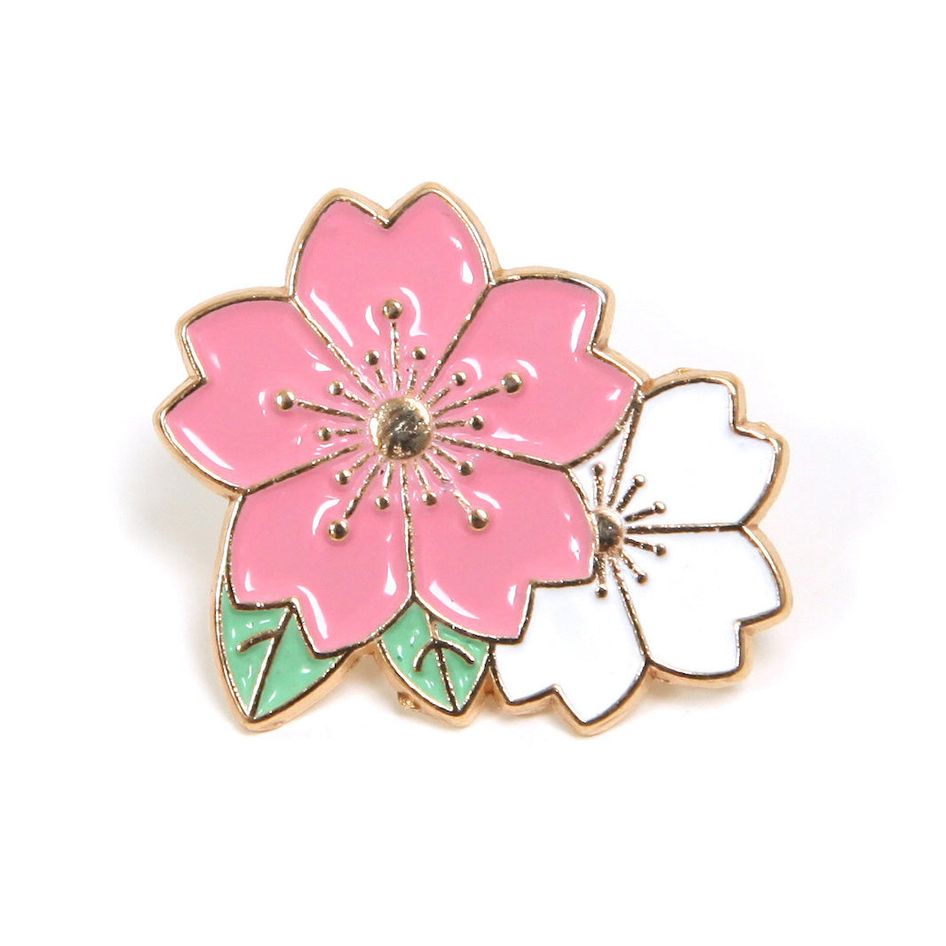 Pin's - Fleurs de Cerisier - Rose et Blanc