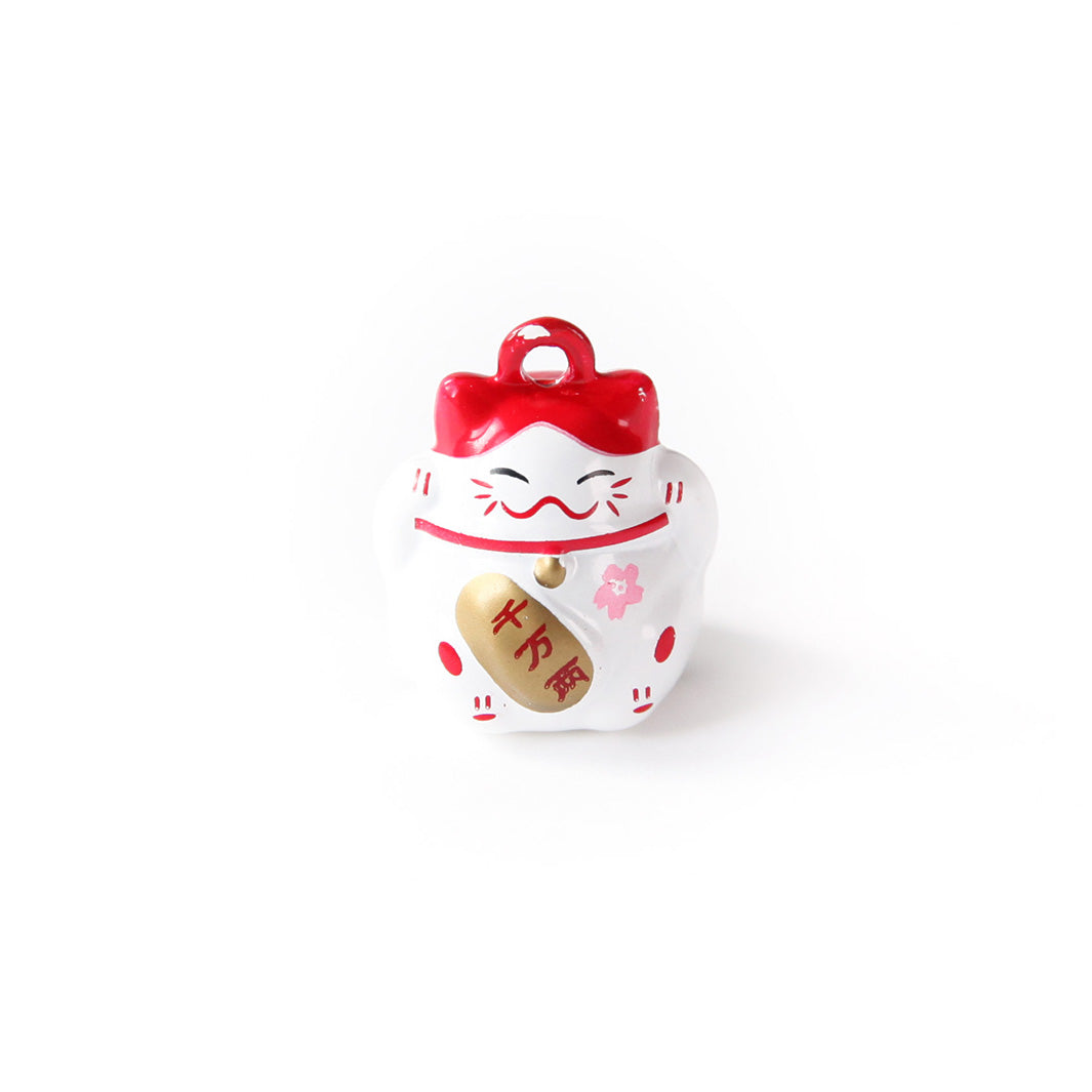 Maneki-Neko Bell - Red and White