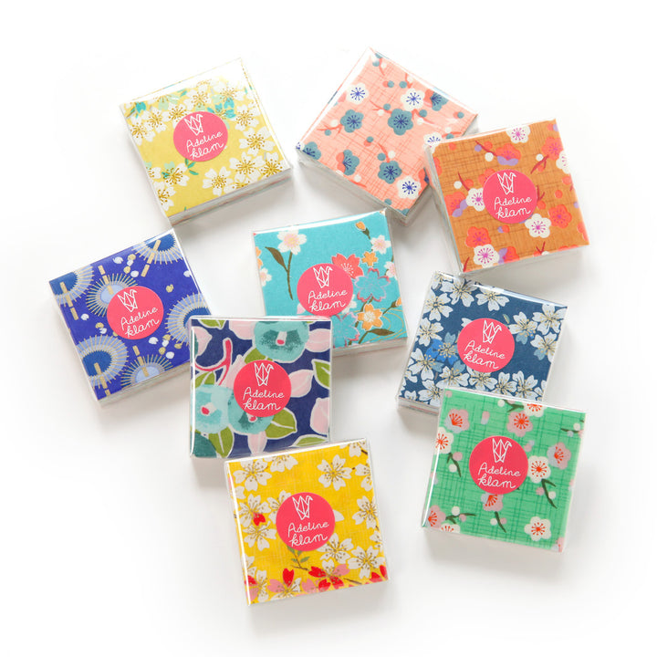 100 Papiers Origami - 6 x 6 cm - Motifs Variés - Summer