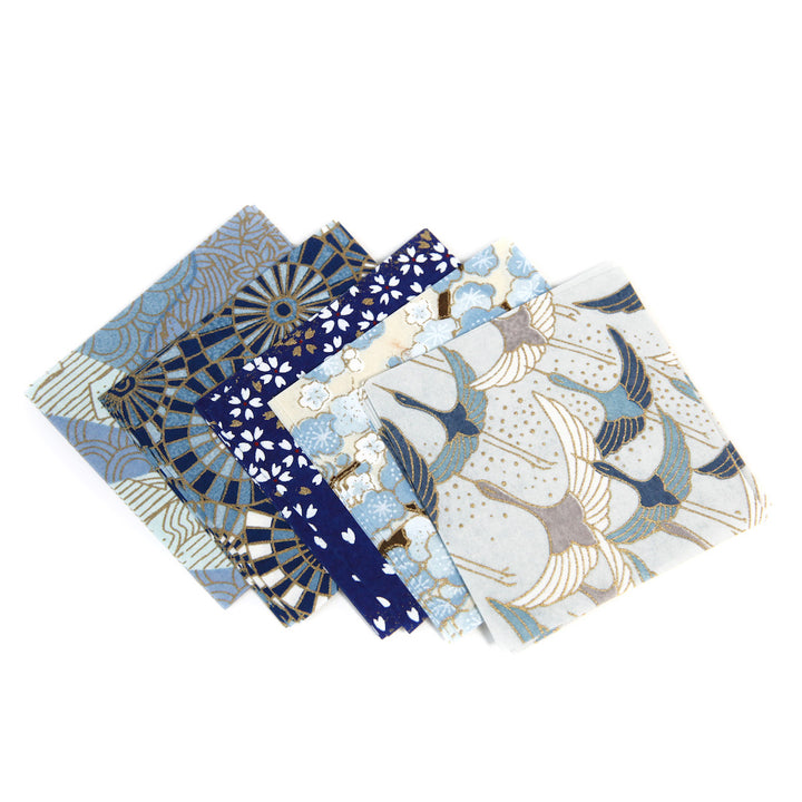 100 Papiers Origami - 6 x 6 cm - Motifs Variés - Océan