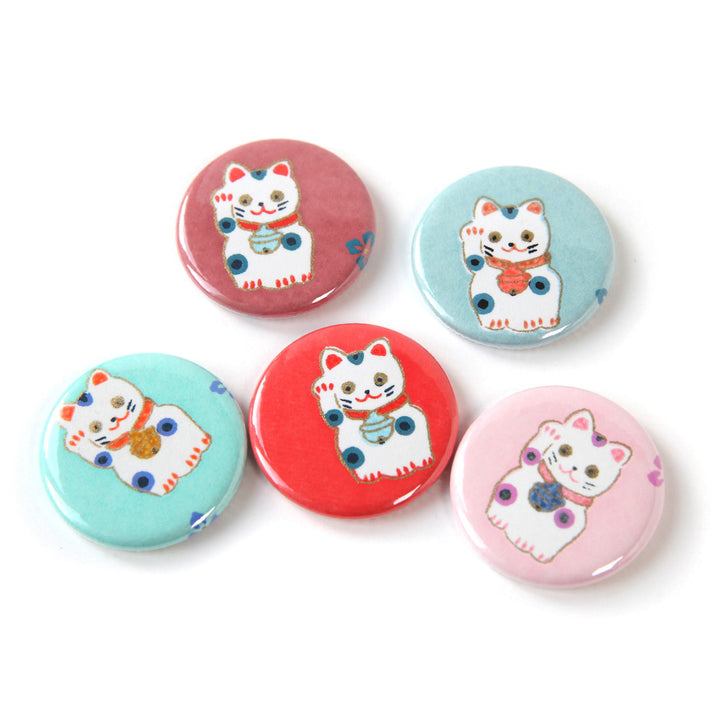 Aimant en Papier Japonais - Chat Maneki Neko - Modèles au Choix