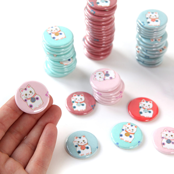 Aimant en Papier Japonais - Chat Maneki Neko - Modèles au Choix