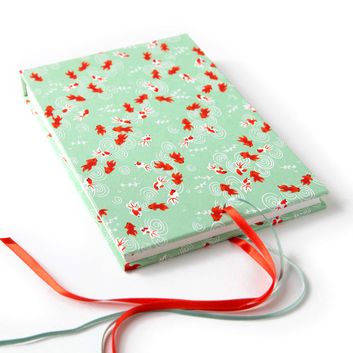 Papier Japonais - Poissons - Vert d'Eau - M008