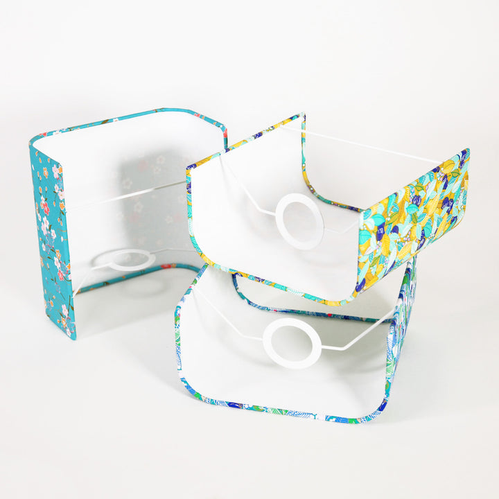 Applique murale japonaise - Poissons - Nacré blanc - M613