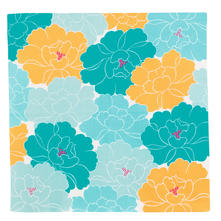 Furoshiki - Pivoines Bleues - Adeline Klam - 50x50cm