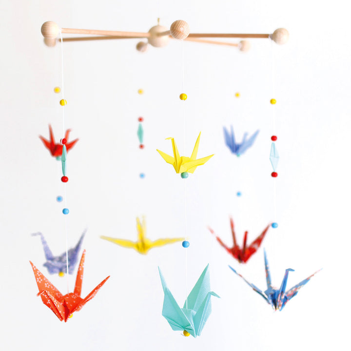 Kit Mobile de Grues - Jaune, Rouge, Bleu et Vert d'Eau - Circus