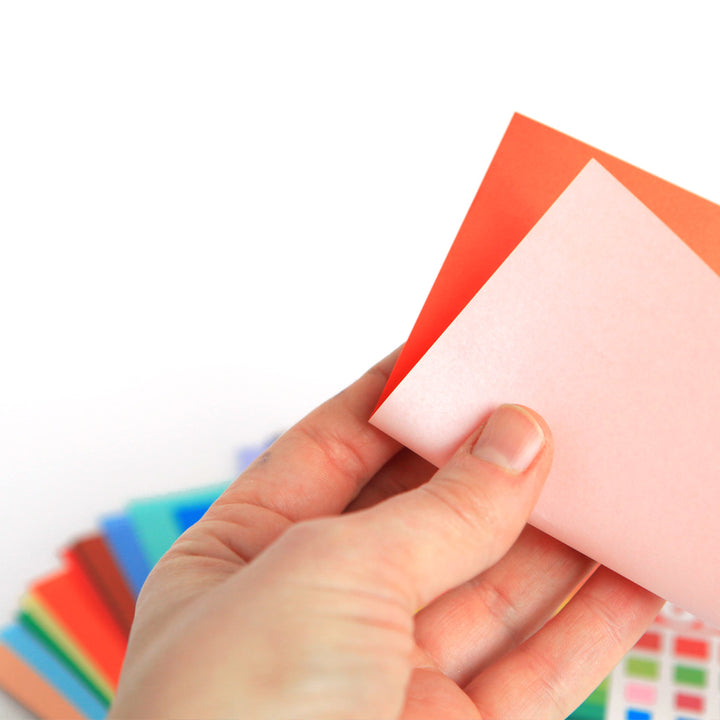 240 Papiers Origami Multicolores - 7,5 x 7,5 cm - 50 couleurs