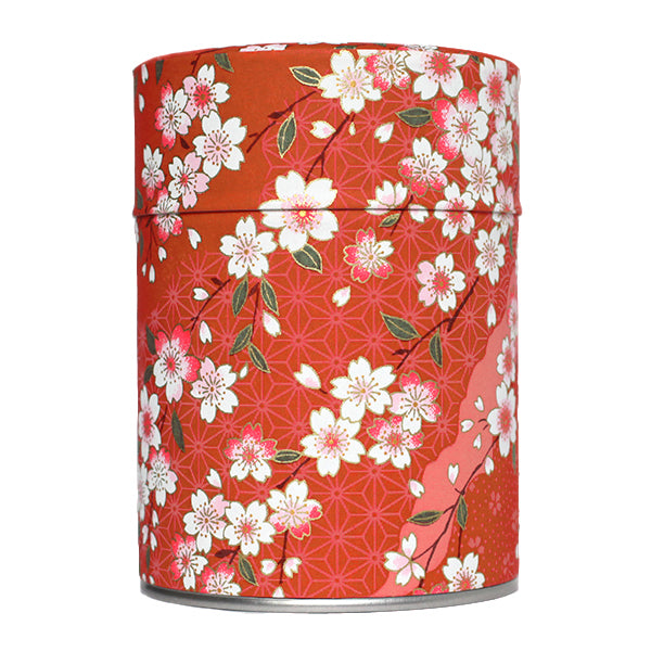 Boîte à thé - Fleurs de cerisiers - Orange Rouge - M385