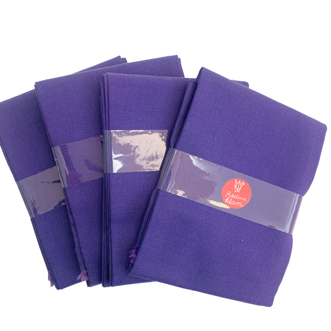 Coupon de Tissu - Uni, Violet - 50 x 70cm