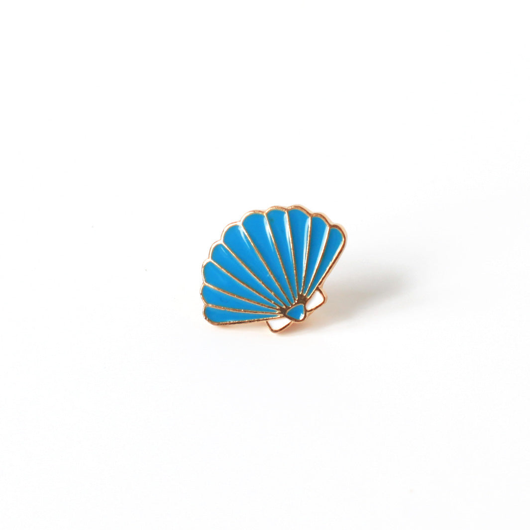 Pin's - Coquillage - Bleu