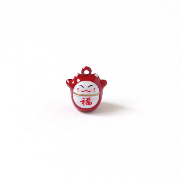 Maneki-Neko bell - Dark red