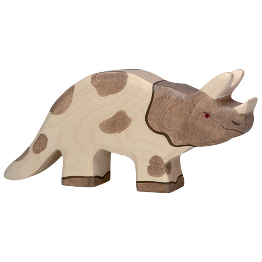 Tricératops en bois - Holztiger