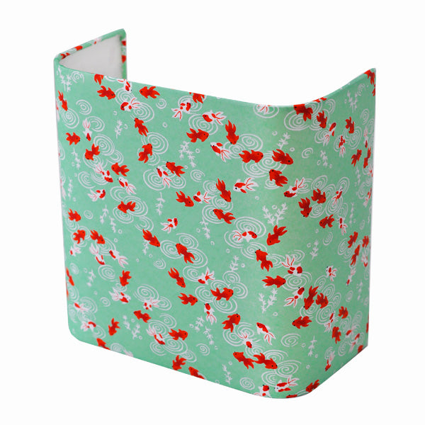 Applique murale japonaise - Poissons - Vert d'eau - M008