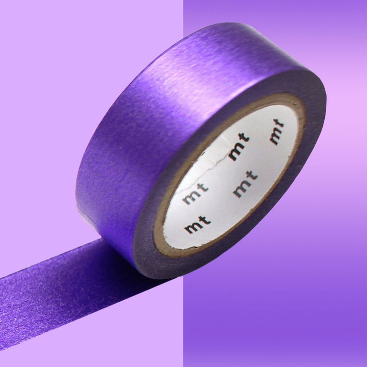 photo pakshot d'un masking tape uni métallisé de couleur violette