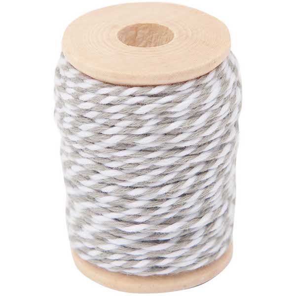 Cotton thread - Gray and White
