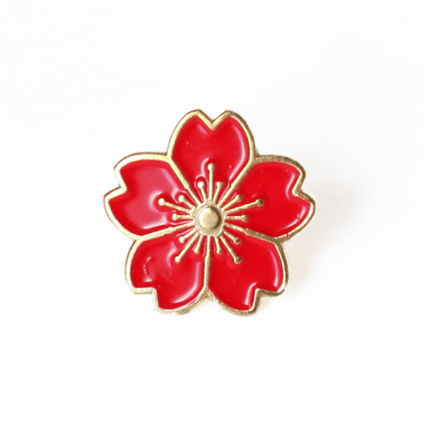 Pin's - Fleur de Cerisier - Rouge