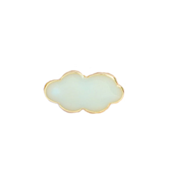 Pin's Nuage - Vert d'eau