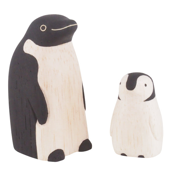 Family of wooden Penguins - Pole Pole - T-Lab