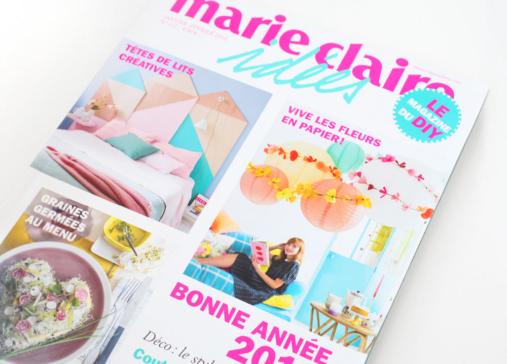 Adeline Klam x Marie Claire Idées : À fleur de papier