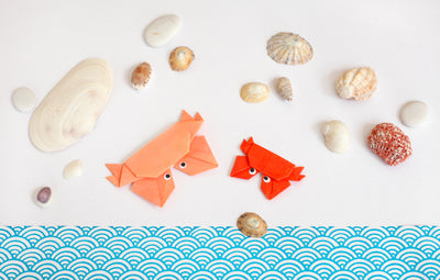 It's summer ! DIY Origami Crab 