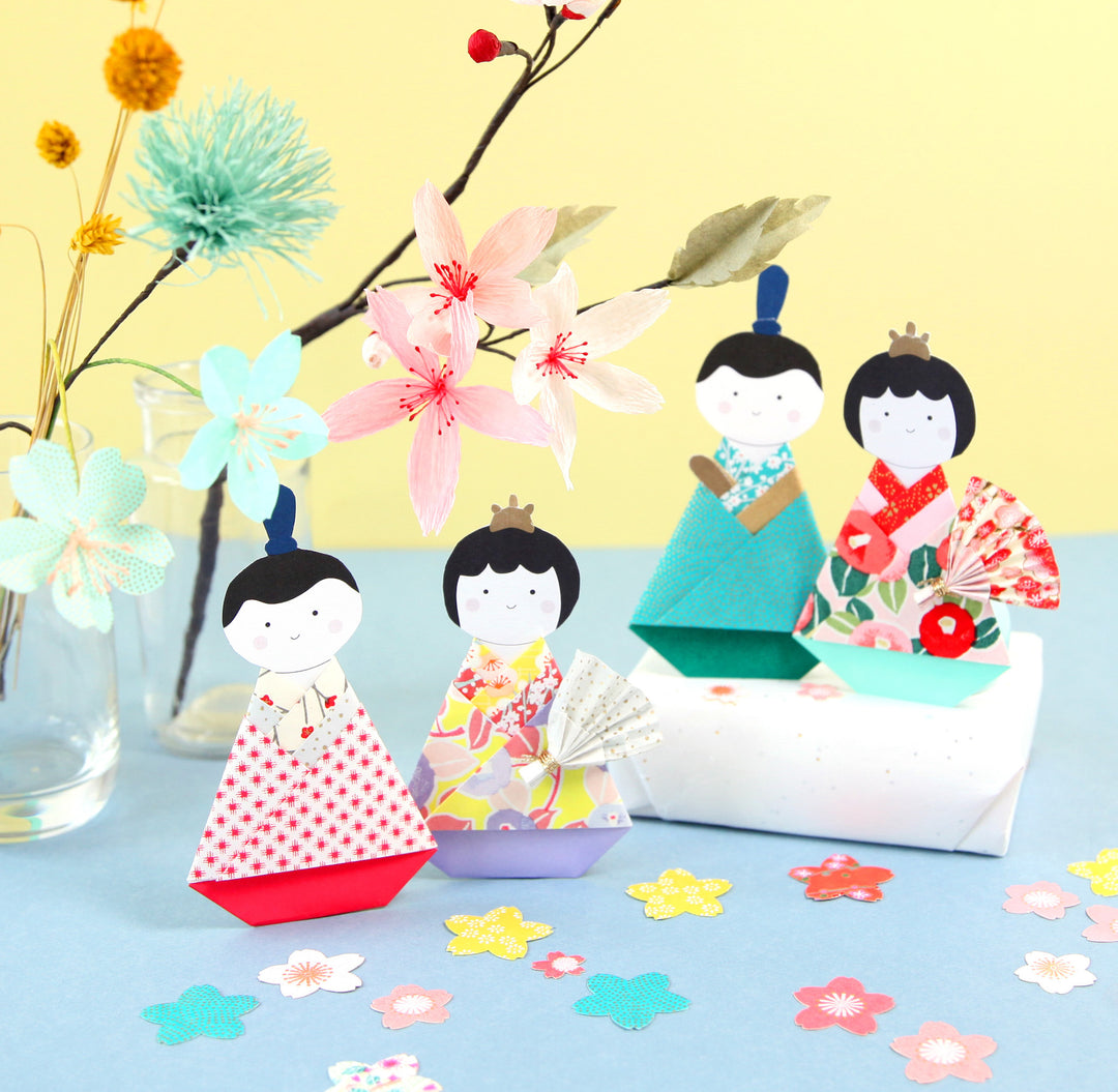 TUTO ORIGAMI Les Poupées Kokeshi d'Hina Matsuri, la Fête des Petites Filles