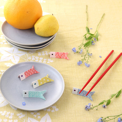 DIY The origami “koinobori” chopstick holder